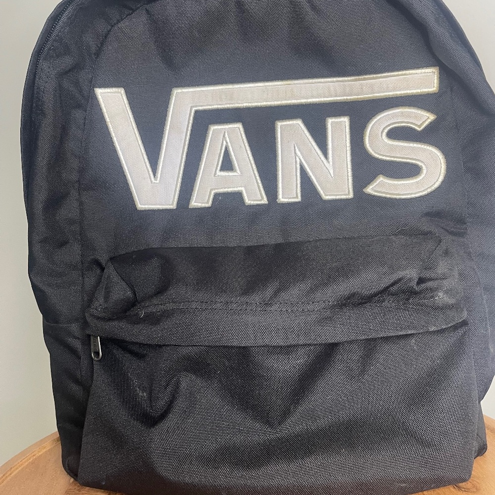 Vans black backpack bag
